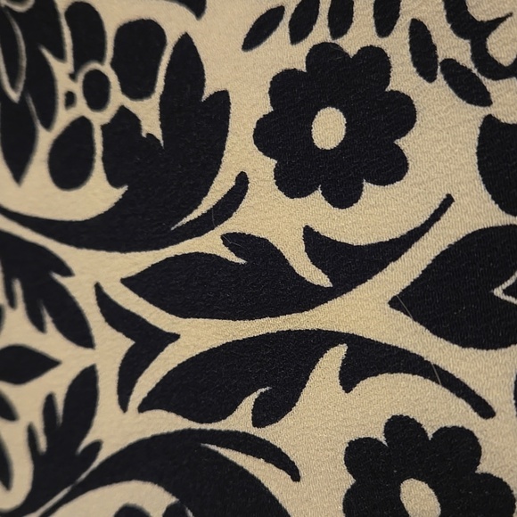 Loft Unique Black White Patterned Sleeveless Dress XSP - Picture 5 of 6